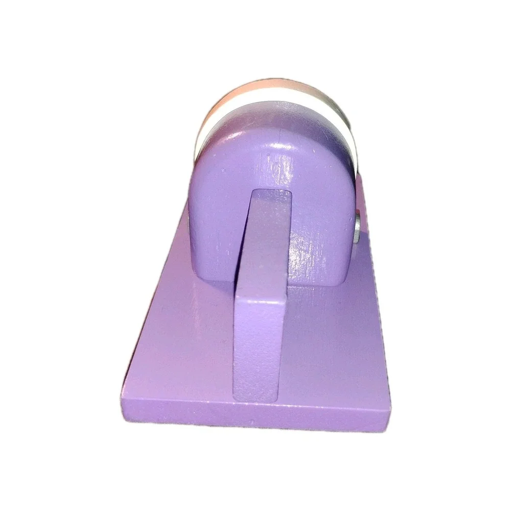 Purple Toilet Potty‎ for Dollhouse Wooden w/ Lid Standalone